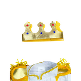Boys European Court Prince Costume Set with Cape & Crown