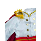 Boys European Court Prince Costume Set with Cape & Crown