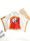 Girls Anime Cosplay Top with Yin-Yang Symbol