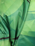Boys Padded Green Hulk Jumpsuit with Sticker Mask for Halloween
