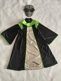 Boys Alien Costume Set, Black Robe with Mask for Halloween & Party