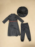 Boys 4-Piece Devil Costume Set with Waist Belt for Halloween & Christmas