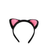 Girls Cat Costume Set with Cat Ears, Eye Mask & Wristbands for Halloween