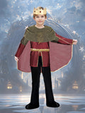 Boys 5-Piece Prince Costume Set with Cape, Headwear & Scepter