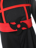 Boys Black and Red Ninja 3-Piece Costume Set
