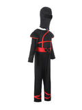 Boys Black and Red Ninja 3-Piece Costume Set