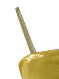Kids Shiny Metallic Gold Spaghetti Strap Jumpsuit Costume