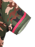 Girls Camo Military Mini Dress Costume Set