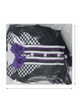 Girls Mad Hatter Striped Dress Costume with Mini Top Hat Headband