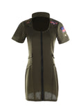 Teen Girls Aviator Pilot Short Sleeve Mini Dress Costume