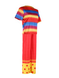 Kids Colorful Clown 3-Piece Costume Set
