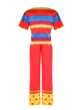 Kids Colorful Clown 3-Piece Costume Set