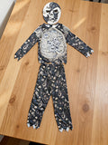 Kids Skeleton Ghost Halloween Costume Set