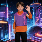 Boys Devil Contrast Outfit Set for Halloween & Carnival