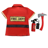 Boys Firefighter Costume Set for Halloween & Carnival Party