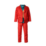 [Boys' Suit] Boys' Suit: 1 Solid Color Jacket + 1 Polka Dot Pattern Vest + 1 Solid Color Pants; Stylish Lapel and Back Design, Perfect for Halloween and Various Carnival Parties, Masquerade Outfit