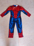 Kids Classic Spiderman Long Sleeve Jumpsuit Costume