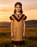 Kids Native American Themed Fringe Dress Costume