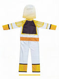 Boys' Festival Printed Costume Set: stand collar jumpsuit with clear bright prints, soft premium fabric and simple stylish design, perfect for Halloween and all carnival parties.