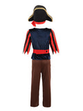 Kids Pirate Costume Set with Hat, Shirt & Pants for Halloween Cosplay Party