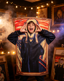 The Scream Painting Face Hole Costume for Halloween & Party