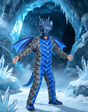 Kids Blue Dragon Themed Costume Set