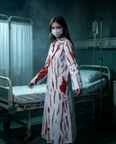 Kids Zombie Doctor Halloween Costume Set