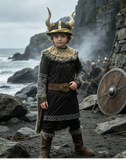 Kids Viking Warrior Themed Costume Set
