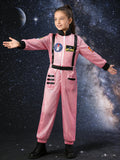 Girls Iridescent Space Jumpsuit for Halloween & Carnival Party