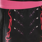 Girls' Ninja Outfit: 1 Digital Print Top + 1 Pants + 1 Belt + 1 Hat, School Performance Makeup Ball and Various Venue Costumes, Halloween Carnival and Various Festival Party Attire