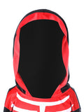 Kids Black & Red Hooded Sorcerer Costume for Halloween Cosplay