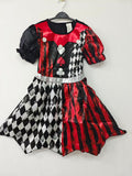 Girls Clown Costume Dress Set for Halloween & Christmas Parties
