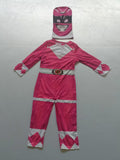 Girls Printed Jumpsuit & Realistic Print Hood Costume for Halloween & Christmas