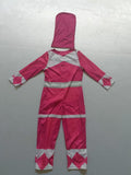 Girls Printed Jumpsuit & Realistic Print Hood Costume for Halloween & Christmas