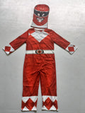 Boys Printed Jumpsuit & Hood Costume Set for Halloween Christmas Party