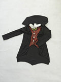 Boys Deluxe Stand Collar Vampire Cape Costume for Halloween