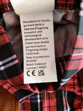 Boys Cowboy Costume Set with Plaid Shirt & Leopard Trim Pants for Halloween