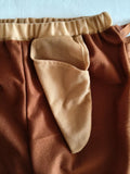 Boys Cowboy Costume Set with Plaid Shirt & Leopard Trim Pants for Halloween