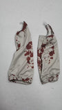 Girls Vampire Bride Costume Set Camisole Dress with Veil & Arm Sleeves for Halloween Christmas Carnival
