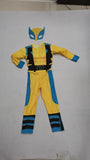 Boys Padded Jumpsuit Set Fake suspender & belt print, unique leg patterns, suitable for performances and parties.