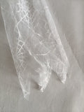 Girls Vampire Bride 2-Piece Set: Dress + Veil Lace splicing, irregular hem and unique prints. Ideal for festival themed shows.