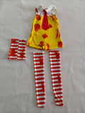 Girls Clown Costume Set for Halloween & Carnival Party