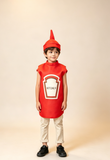 Kids Ketchup Bottle Costume Set