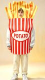 Kids Fries Bucket Costume Set