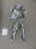 Kids Tin Man The Wizard of Oz Silver Costume Set