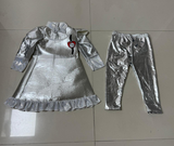 Kids Tin Man The Wizard of Oz Silver Costume Set