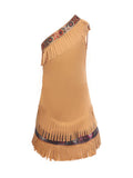 Kids Native American Themed Fringe Dress Costume