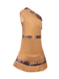 Kids Native American Themed Fringe Dress Costume