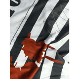 Boys 3-Piece Horror Costume Striped outfit with blood splatter prints and jagged hems, great for Halloween performances.