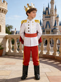 Boys European Court Prince Costume Set with Cape & Crown